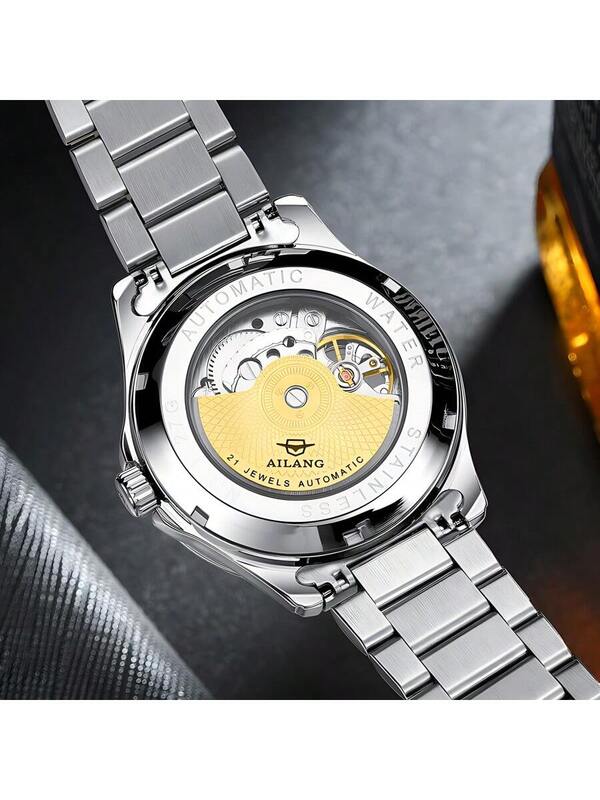 FENSIR 1 pieza Reloj mecánico automático nuevo para hombre, reloj de hombre huec