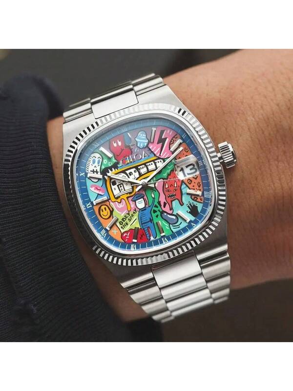 Reloj de cuarzo CILOA 2025 para hombre, nuevo estilo, esfera grande, moderno, 1