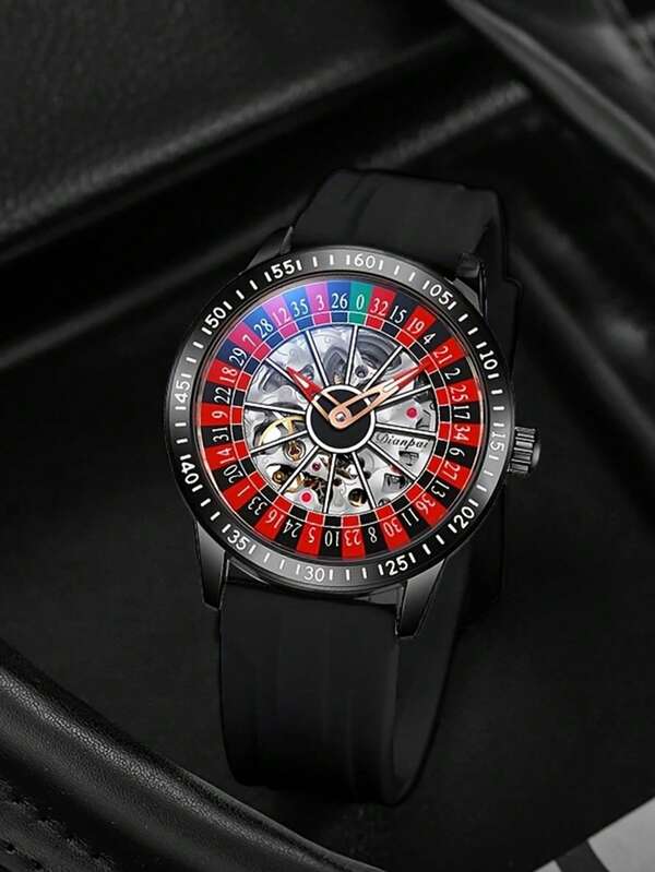 Reloj mecánico automático de lujo Dianpai para hombre, reloj de pulsera luminoso