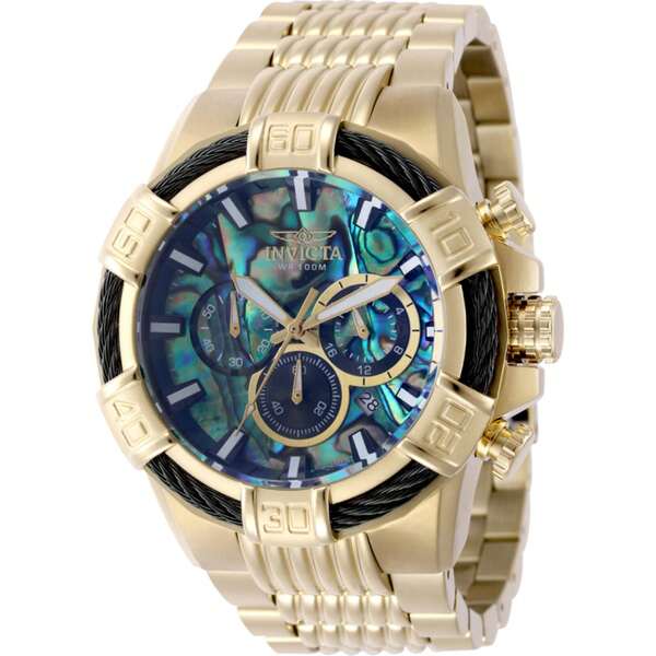 Reloj de pulsera Invicta 49899 para hombres, con esfera de abulón iridiscente y