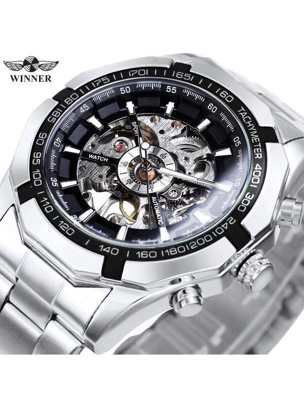  Reloj de pulsera mecánico automático 